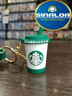 Llavero Starbucks - vaso blanco y verde - comprar online