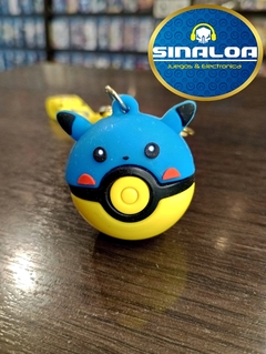 Llavero Pokemon - Pokébola (amarillo y azul)