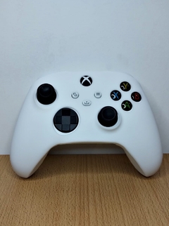 Funda joystick xbox serie (lisa blanca)