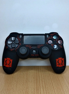 Funda joystick ps4 (negra diseño god of war)