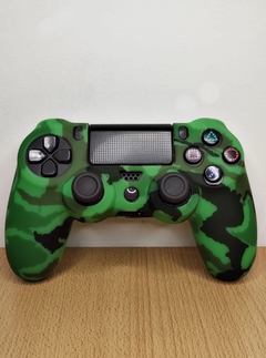 Funda joystick ps4 (camuflada verde neon, negra y marron claro)