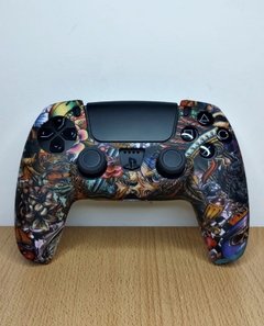 Funda joystick ps5 (blanca diseño calaveras y flores) en internet