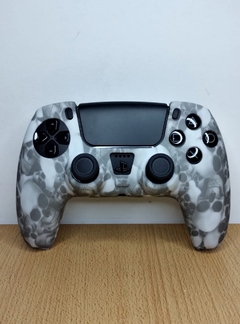 Funda joystick ps5 (blanca diseño calavera gris) - comprar online