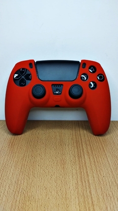 Funda joystick ps5 (lisa roja)