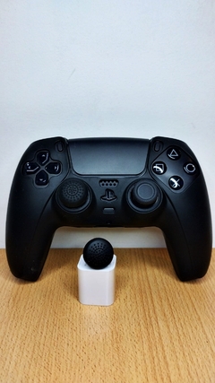 Funda joystick ps5 con sticks (lisa negra)