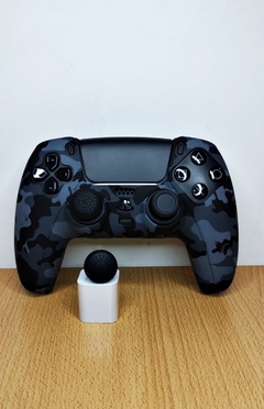 Funda joystick ps5 con sticks (camuflada azul oscura, gris y negra) - comprar online