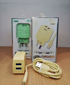 Cargador tipo c 4.8 IBEK ib-4807 (amarillo pastel) en internet