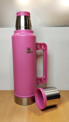 Termo acero inoxidable 1.4 Ls con tapon cebador (fuscia)