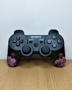 Joystick Ps3 (Messi inter miami - negro) Replica clase A.