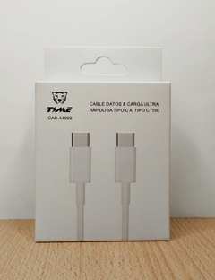 Cable tipo C a tipo C time 1 Metro - comprar online