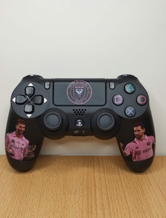 Joystick Ps4 (Messi inter miami - negro) Replica clase A. en internet