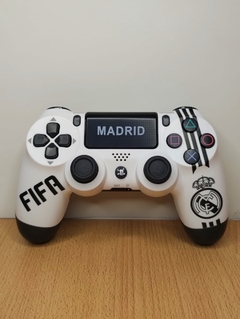 Joystick Ps4 (diseño - real madrid blanco) Replica clase A. - comprar online