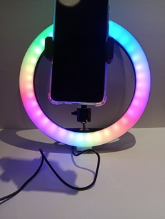 Aro de luz led rgb C/tripode