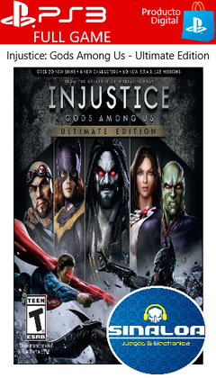 Injustice: Gods Among Us - Ultimate Edition (formato digital) PS3 - comprar online