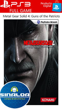 Metal Gear Solid 4: Guns of the Patriots (formato digital) PS3 - comprar online