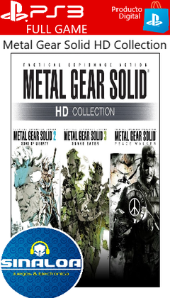 Metal Gear Solid HD Collection (formato digital) PS3 - comprar online