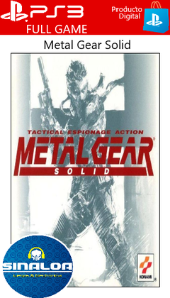 Metal Gear Solid (formato digital) PS3 - comprar online