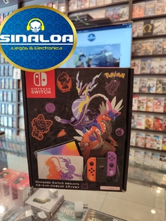 Consola nintendo switch oled edicion pokemon escarlata y purpura 64gb (sellada)