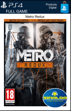 Metro Redux (formato digital) PS4 - comprar online