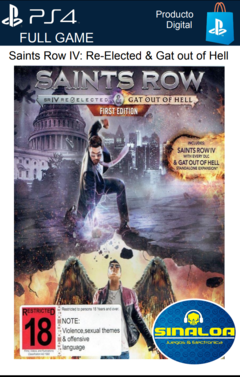 Saint's Row IV: Re-Elected & Gat Out of Hell (formato digital) PS4 - comprar online