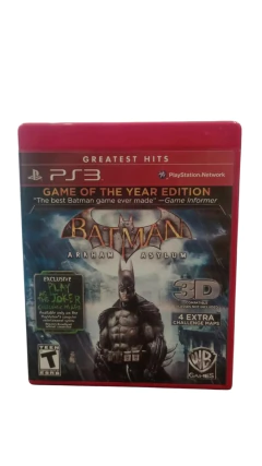 Batman: Arkham Asylum PS3 (Fisico-Usado) - comprar online