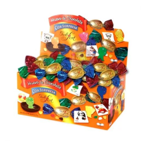 Huevo De Pascuas Chocolate Fantasía Felfort X40un De 17gr