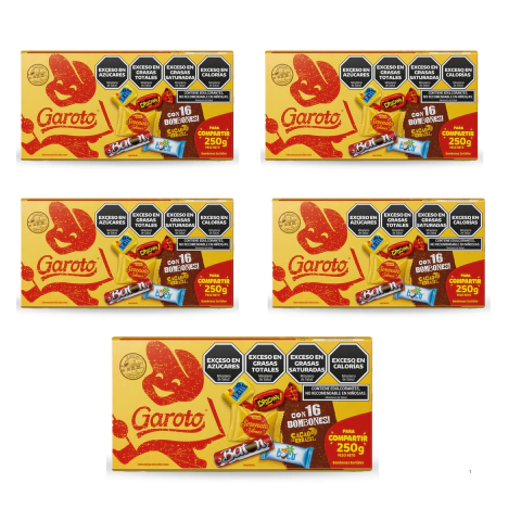 Garoto Bombones Surtidos Promo X 5 Cajas