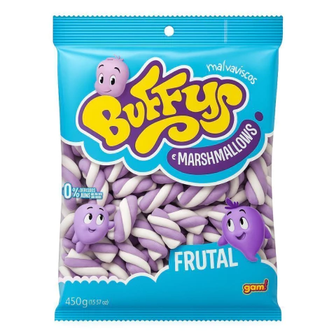 Malvaviscos Twister Violeta 450g - comprar online