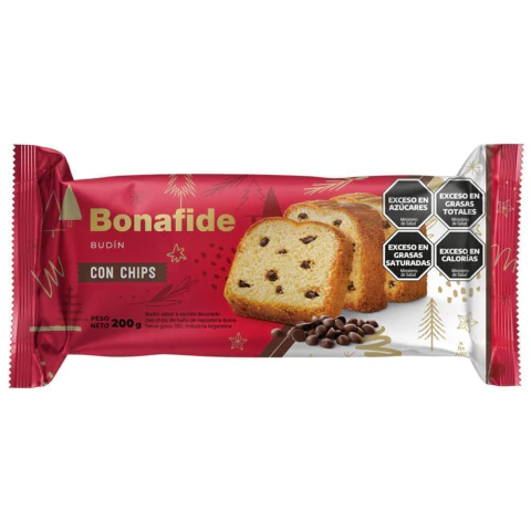 Budin con Chips De Chocolate Bonafide 180g - comprar online