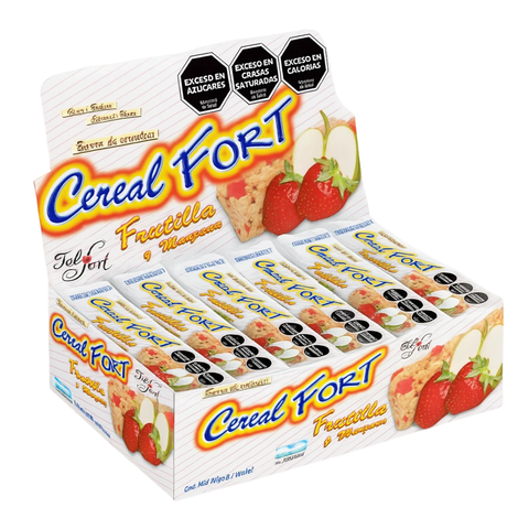 Barra De Cereal Cereal Fort Frutilla X24u - comprar online