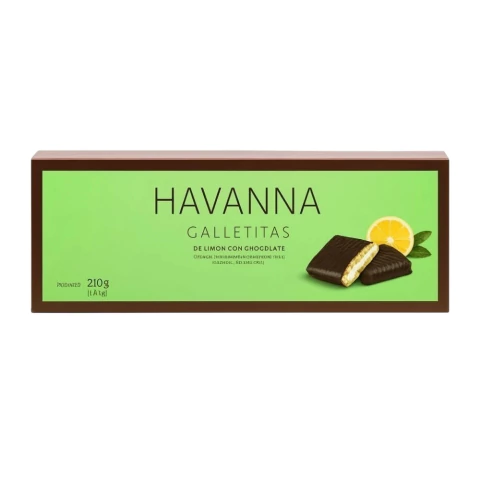 Galletitas De Limon Bañadas En Chocolate Havanna 12u - comprar online