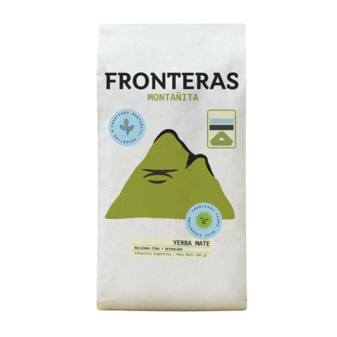 Fronteras Yerba Mate Montañita Molienda Fina y Despalada - comprar online