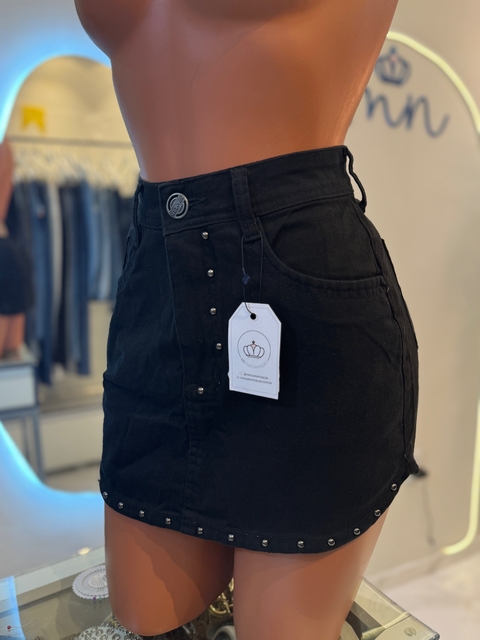 SAIA PRETA CAVA LATERAL - comprar online