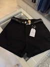 SHORT PRETO C CINTO - comprar online