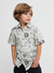 camisa branca infantil masculina