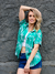 camisa coqueiro verde feminina