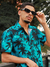 camisa estampada manga curta