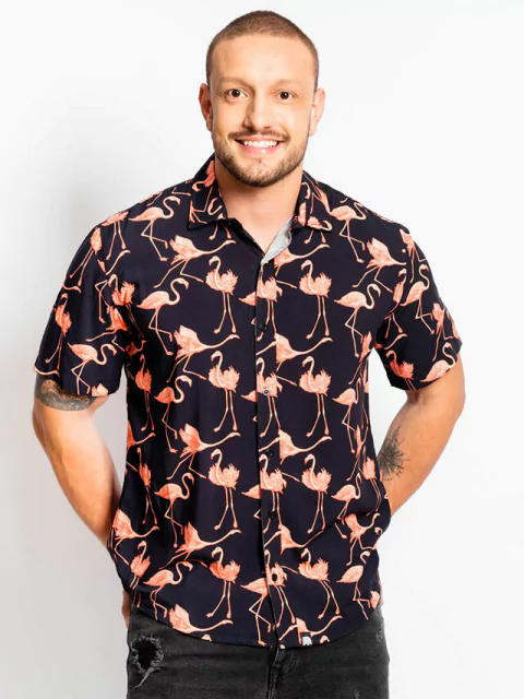 camisa flamingo