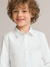 camisa infantil branca