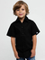 camisa preta infantil