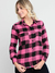 camisa xadrez feminino