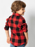 camisa xadrez flanelada infantil