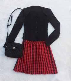 Tennis skirt escocesa roja