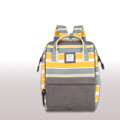 Imagen de Mochila Himawari con cierres dorados para notebook