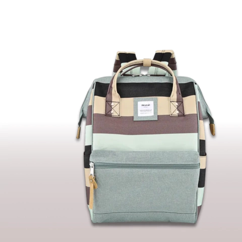 Mochila Himawari con cierres dorados para notebook - Afrodita Accesorios