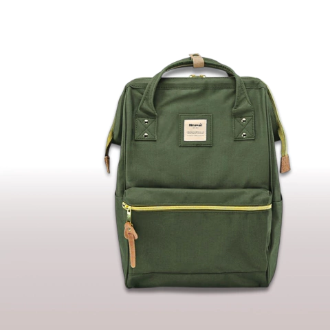 Imagen de Mochila Himawari con cierres dorados para notebook