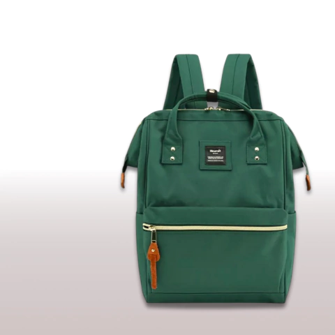 Mochila Himawari con cierres dorados para notebook - Afrodita Accesorios