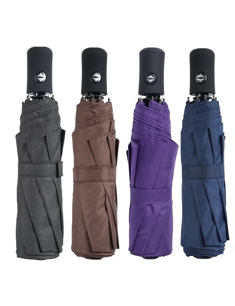 Paraguas Corto De Cartera Antiviento Reforzado + Funda