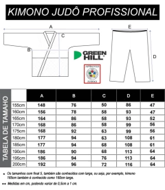 Imagem do Kimono de Judô Green Hill Advanced Branco