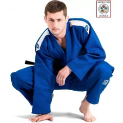 Kimono de Judô Profissional Green Hill selo FIJ Azul